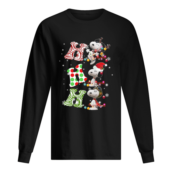 Ho Ho Ho Santa Snoopy Christmas shirt