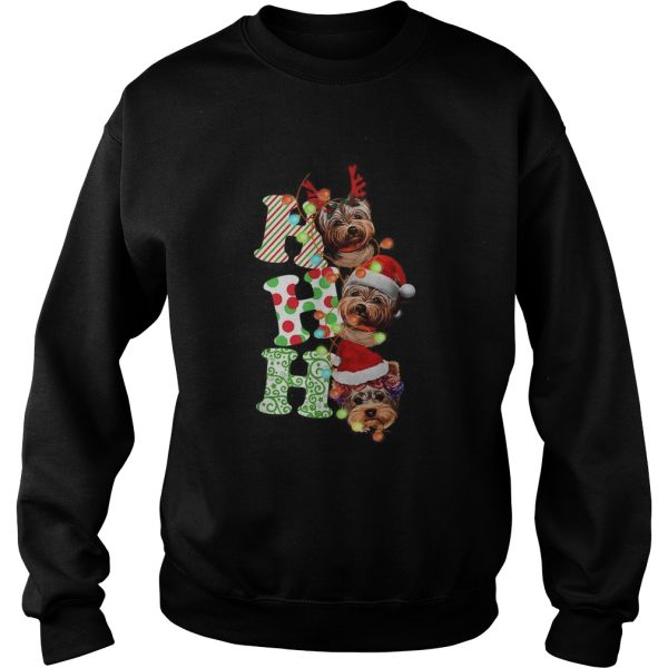 Ho Ho Ho Shih Tzu Christmas shirt