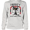 Hockey Because Murder IS Wrong Cat Shirt