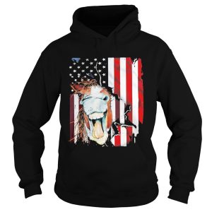 Horse American flag veteran Independence Day shirt 1