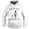Horse And Dog and she lived happily ever after shirt by T-shirt