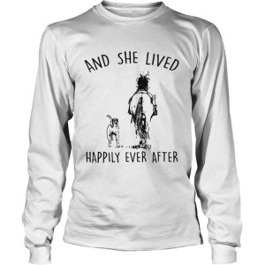 Horse And Dog and she lived happily ever after shirt by T-shirt