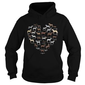 Horse Breed Of Horses Heart shirt 1