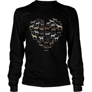 Horse Breed Of Horses Heart shirt