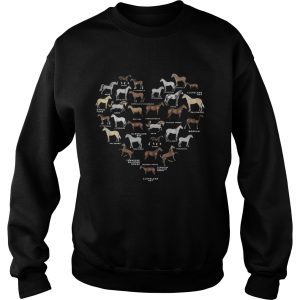 Horse Breed Of Horses Heart shirt 3