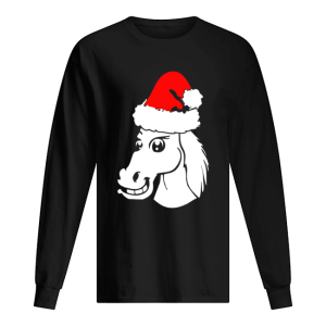 Horse Christmas Santa Hat shirt