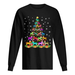 Horse Christmas Tree Candy Cane Gift shirt 1