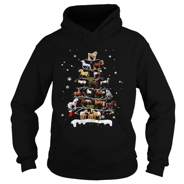 Horse Christmas Tree Shirt