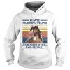 Horse Drinking Coffee I Hate Morning People And Mornings And People Vintage shirt