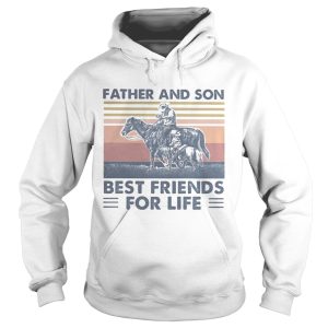 Horse Father and son best friends for life vintage retro shirt 1