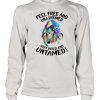Horse Feel Free And Unashamed Stay Wild And Untamed shirt
