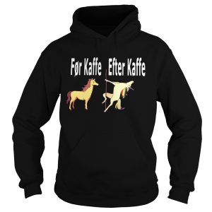 Horse For Kaffe Unicorn Efter Kaffe shirt 1