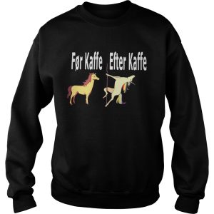 Horse For Kaffe Unicorn Efter Kaffe shirt 3