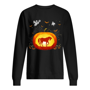 Horse Halloween Pumpkin Costume Cute Outfit Gift shirt 2