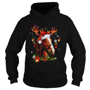 Horse Reindeer Christmas Funny Horse Xmas shirt