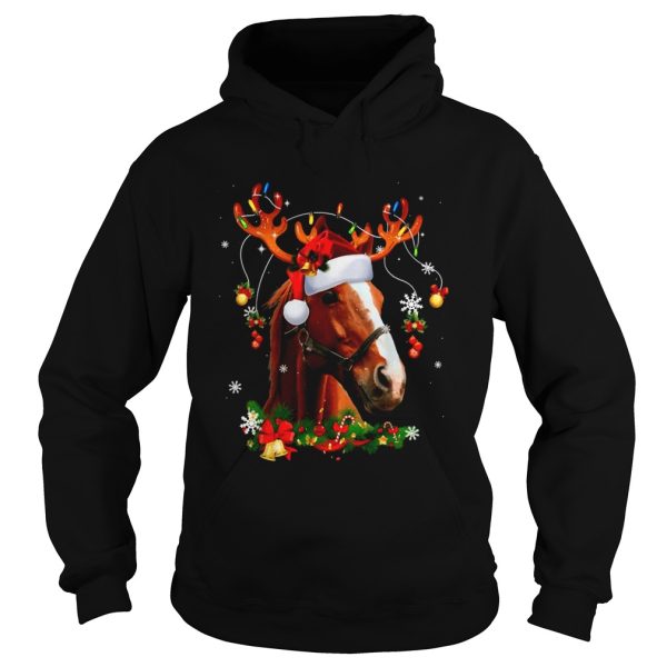 Horse Reindeer Christmas Funny Horse Xmas shirt