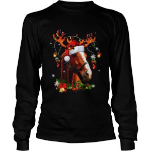 Horse Reindeer Christmas Funny Horse Xmas shirt