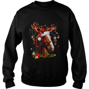 Horse Reindeer Christmas Funny Horse Xmas shirt 3