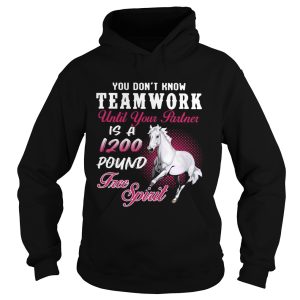 Horse You Dont Know Teamwork Until Your Partner Is A 1200 Pound Free Spirit shirt 1