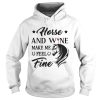 Horse and wine make me feel fine shirt