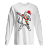 Hot Dabbing Cat Santa Christmas Kids Boys Girls Gifts shirt