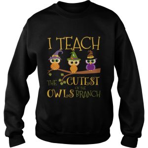 Hot Halloween I Teach The Cutest On The Owls Branch Teacher TShirt 3