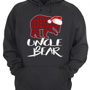 Hot Uncle BEAR Red Plaid Christmas Pajama Matching Family Gift shirt 3