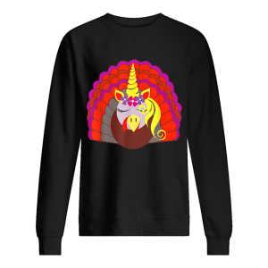 Hot Unicorn Turkey Thanksgiving Funny shirt 2