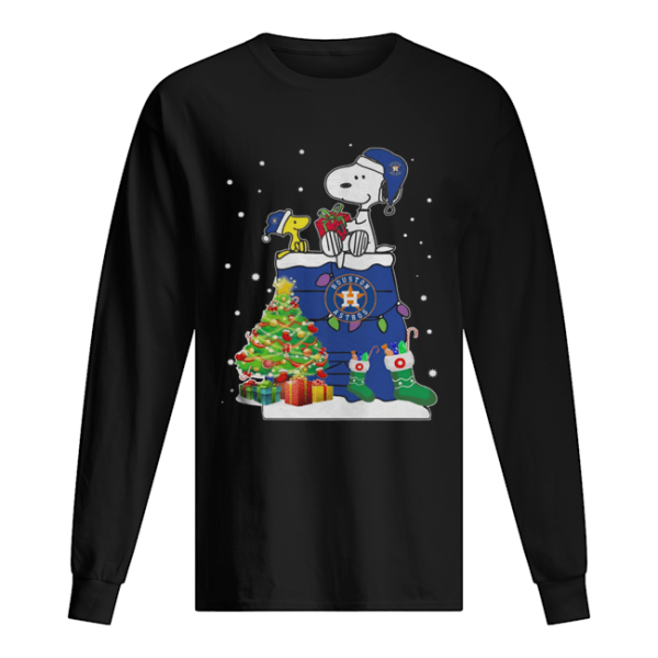 Houston Astros Snoopy And Woodstock Christmas shirt