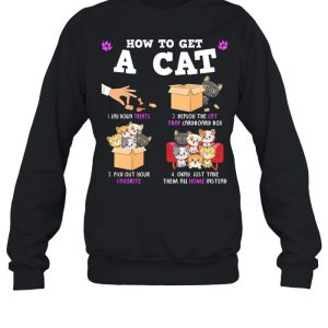 How To Get A Cat Lay Down Treats Deploy The Cat Trap Cardboard Box shirt