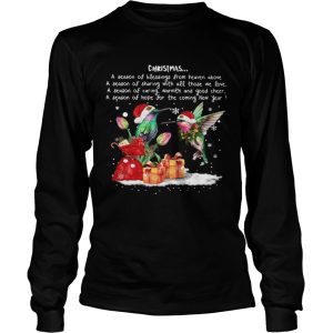 Hummingbird Christmas A Season Of Crewneck shirt 2