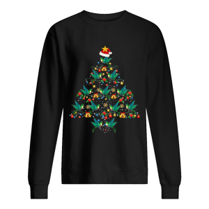 Hummingbirds Christmas Tree Awesome Gift T Shirt 2