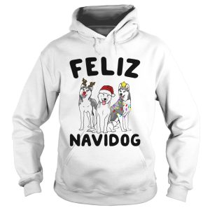 Husky Feliz Navidog Christmas shirt 1