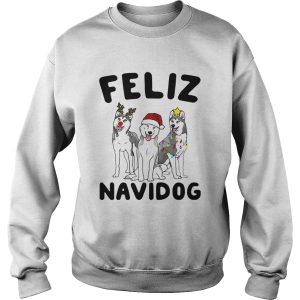 Husky Feliz Navidog shirt 3