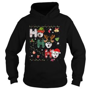 Husky Ho Ho Ho Merry Christmas shirt