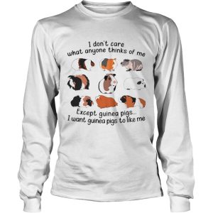 I Dont Care What Anyone Thinks Of Me Except Guinea Pigs I Want Guinea Pigs To Like Me shirt