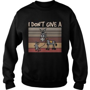 I Dont Give A Rats Mouse Walking Donkey Vintage shirt