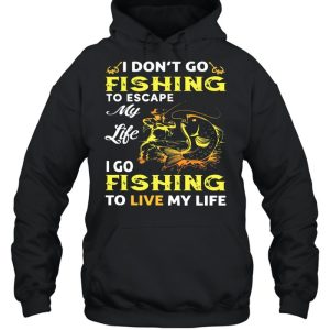 I Dont Go Fishing To Escape My Like I Go Fishing To Live My Life shirt 3