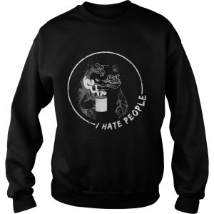 I Hate People Cat Drink Tea shirt 2