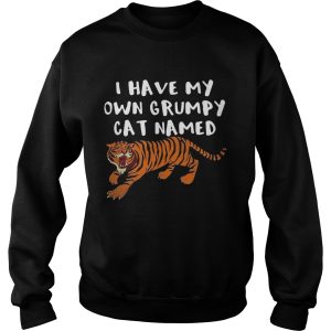 I Have My Own Grumpy Cat Named Tiger shirt 2