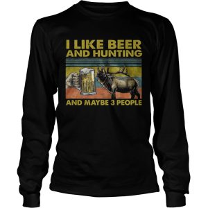 I Like Beer And Hunting And Maybe 3 People shirt 2