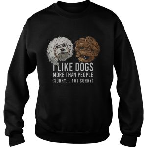 I Like Dogs More Than People Funny Dog shirt 2