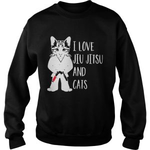 I Love Jiu Jitsu And Cats shirt 2