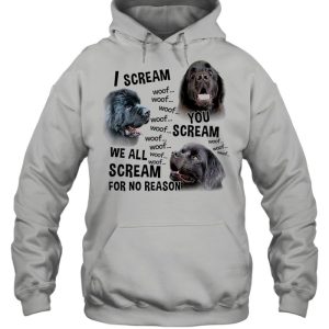 I Scream Woof We All Scream For No Reason You Scream shirt 3