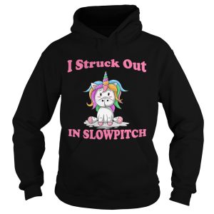 I Struck Out In Slowpitch Unicorn Lover Gift TShirt 1