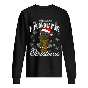 I Want A Hippopotamus For Christmas Shirt Xmas Hippo T Shirt 2