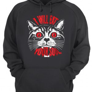 I Will Eat Your Soul Satanic Cat Spooky Halloween shirt 3