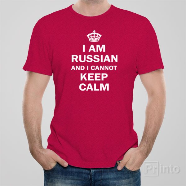 I am Russian and I cannot keep calm T-shirt