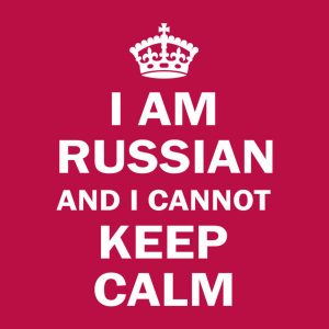 I am Russian and I cannot keep calm T shirt 2