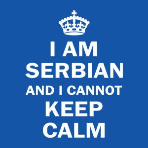 I am Serbian and I cannot keep calm T shirt 2